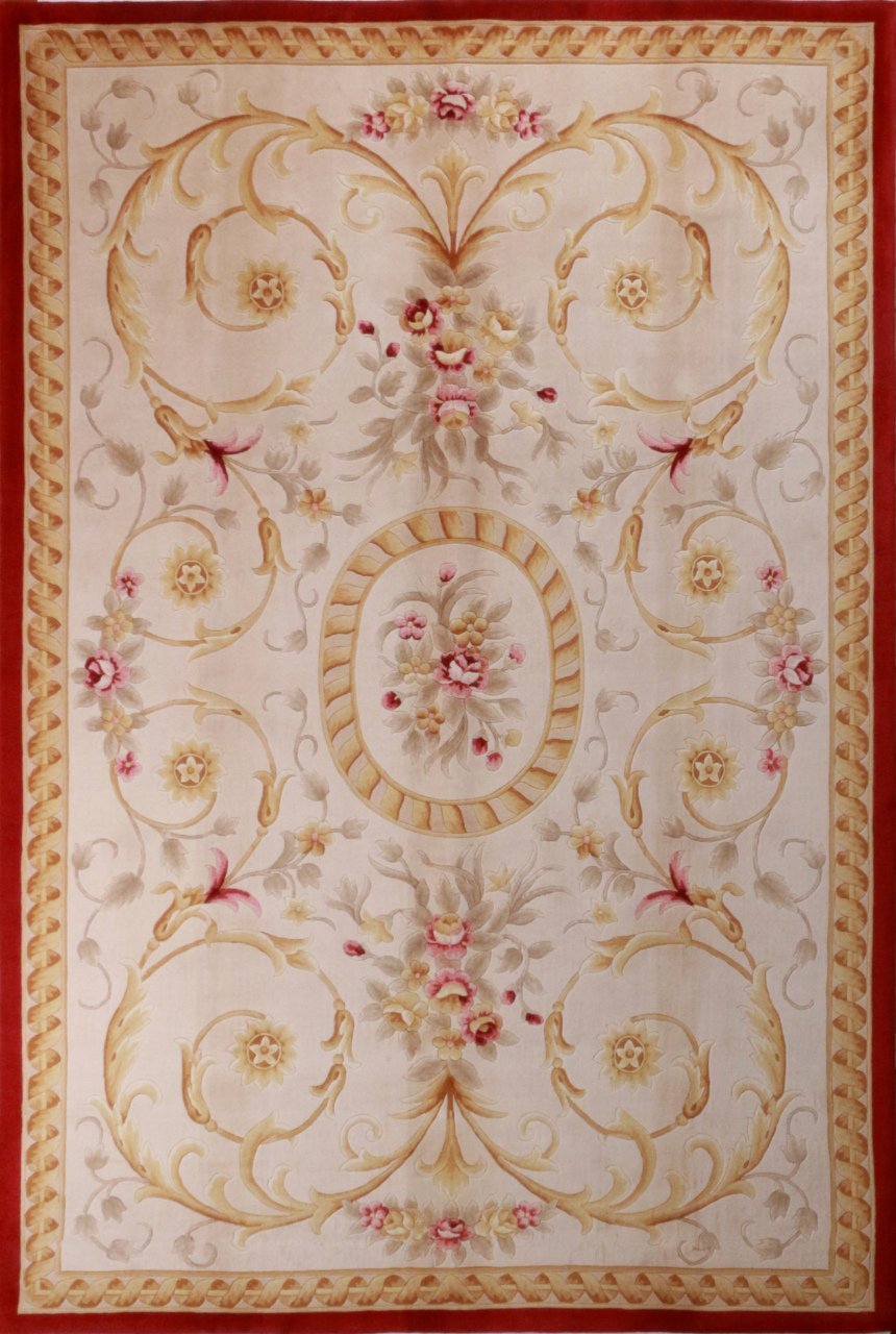 İnce Dokuma İpekli Savanory El Halısı