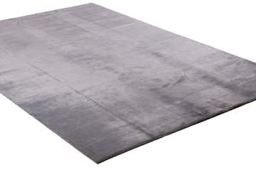 Parlak Açık Mavi Bambu Halı