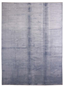 Parlak Açık Mavi Bambu Halı