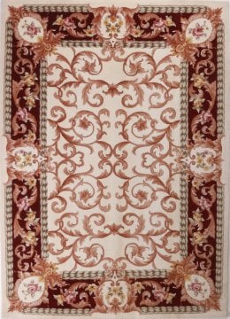 İnce Dokuma İpekli Versaille El Halısı