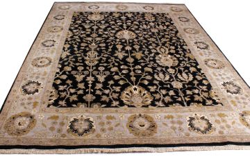 Black Ground Handmade Carpet