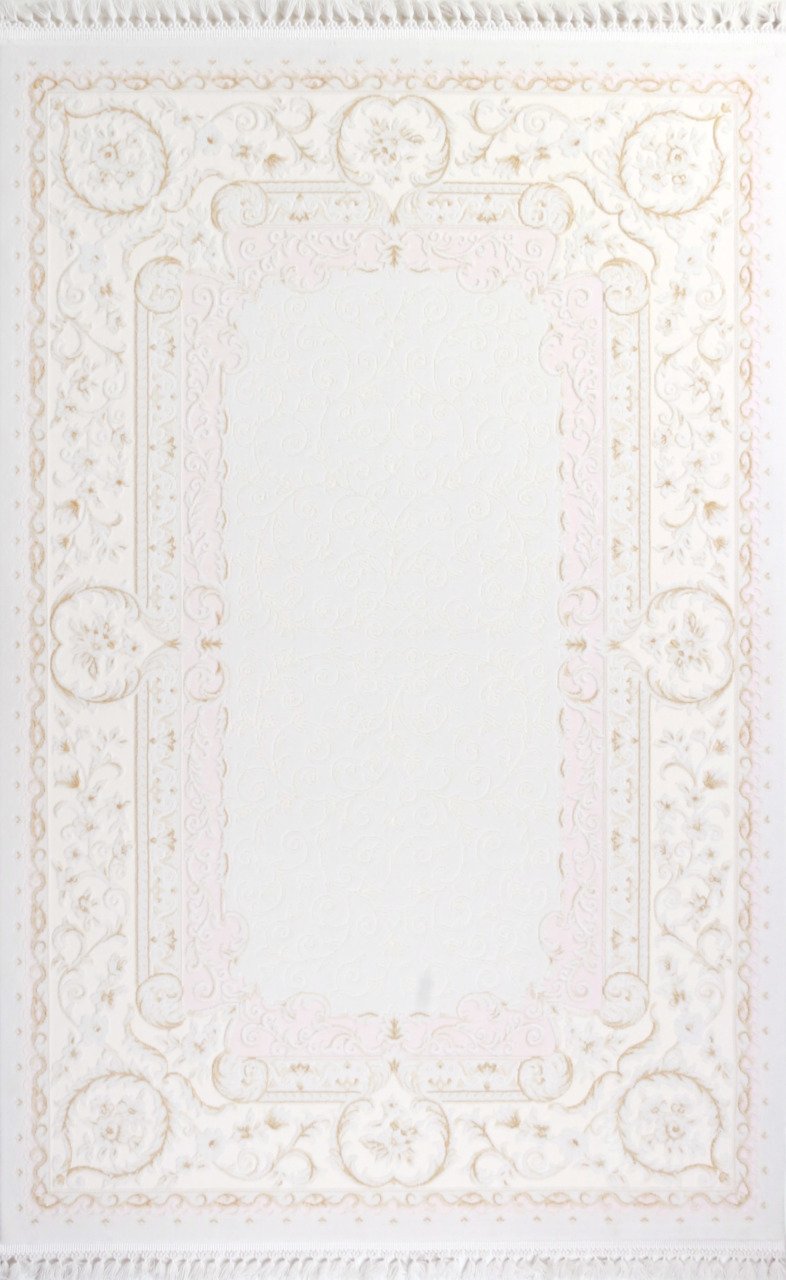 Pembe Desenli Salon Halısı