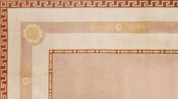 Versace Kenarlı İpekli Çin Halısı