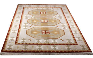 Otantik Desenli İpekli El Halisi