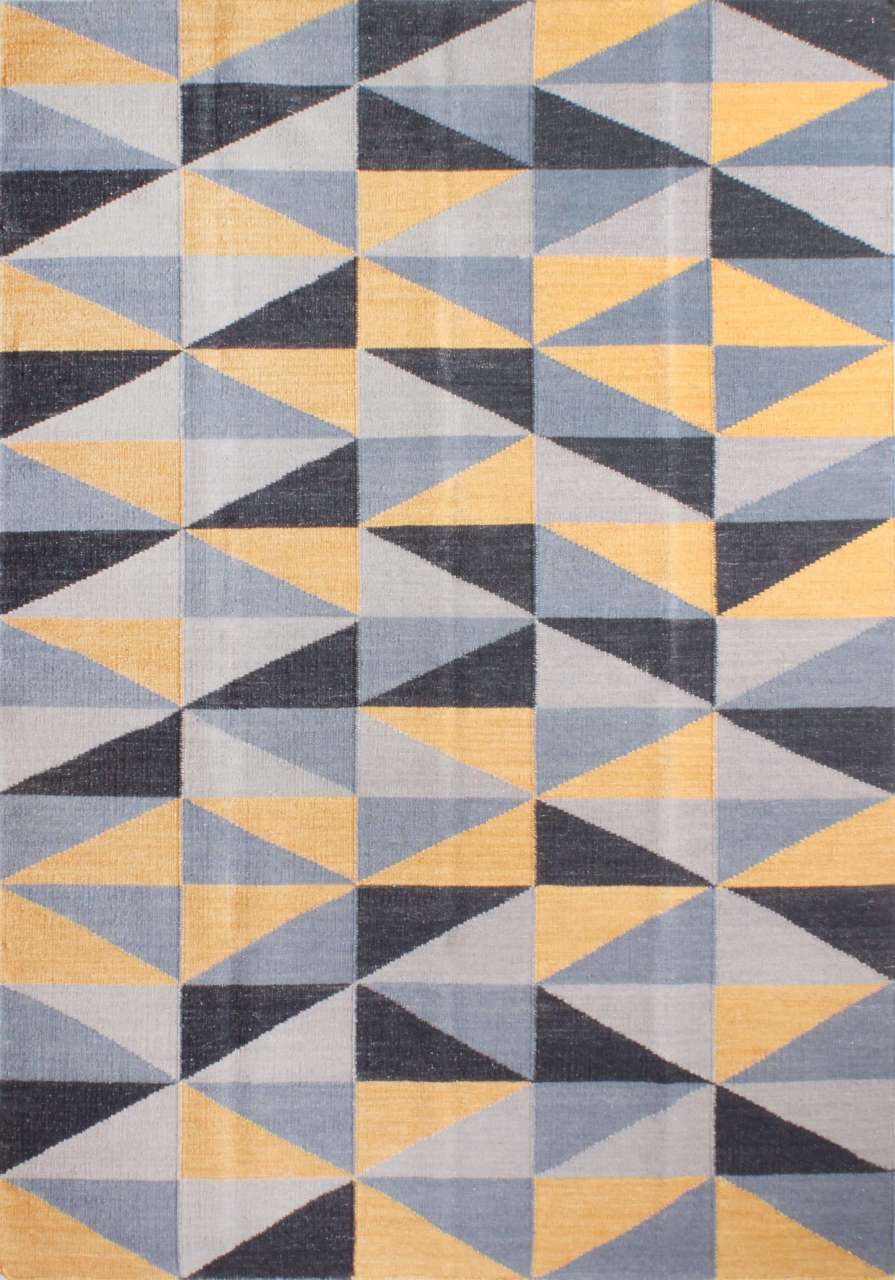 Yellow Gray Black Rugs