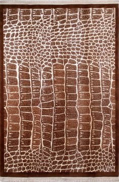 Animalistic Patterned Hand-woven Carpet
