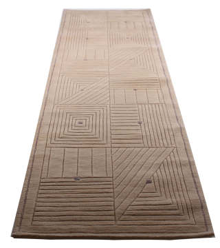 Modern Lila Koridor Halısı