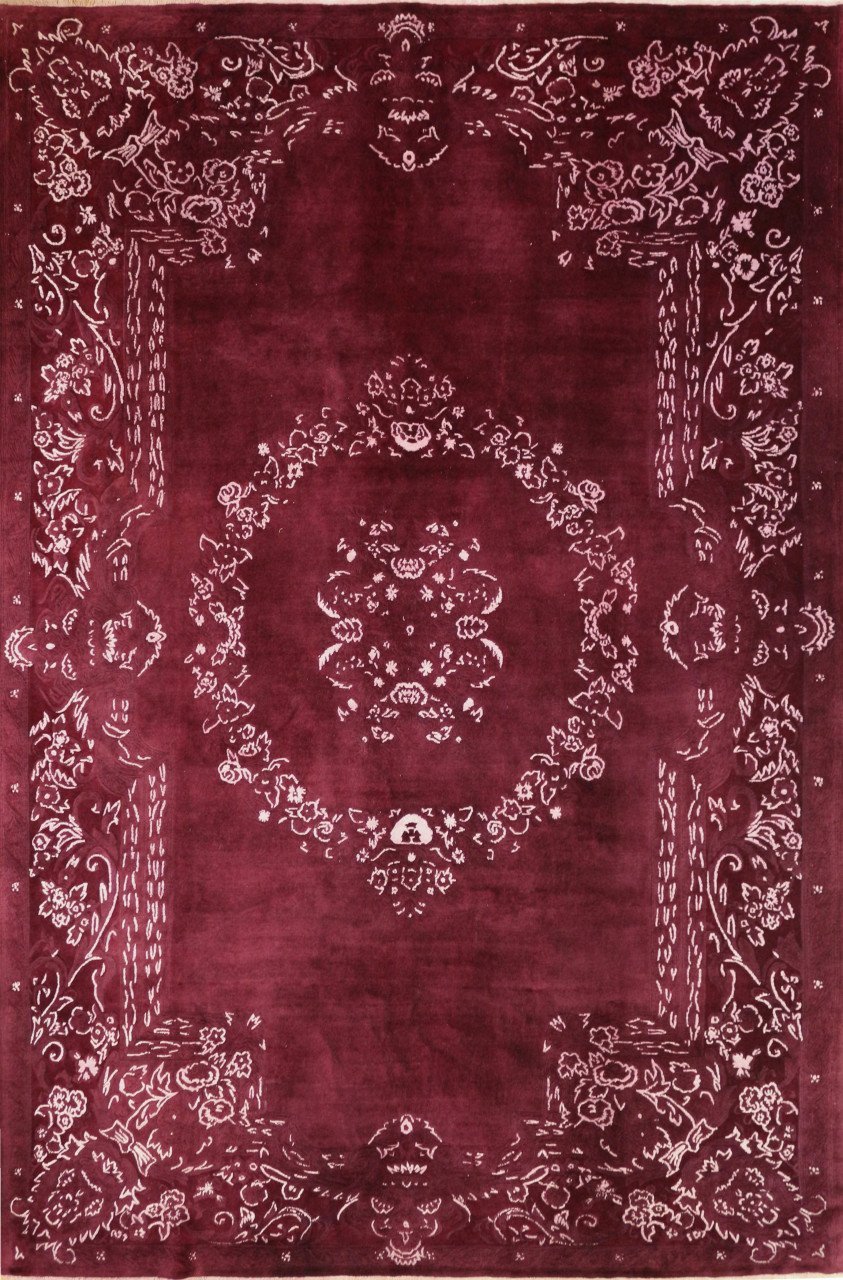 Bordo Klasik Salon Halısı