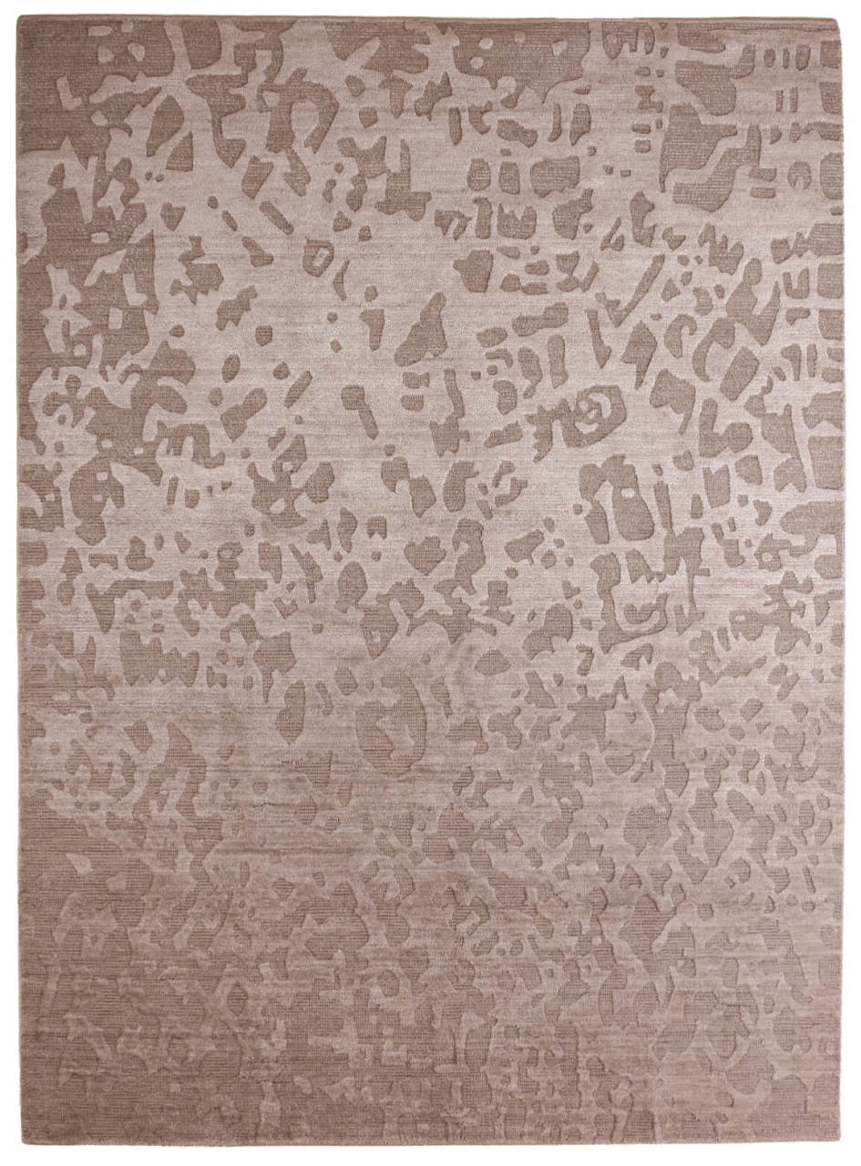 Bambu İpeği Bej Halı