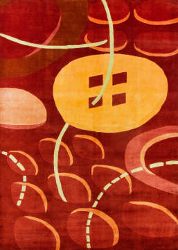 Kaşmir Yünü El Halısı