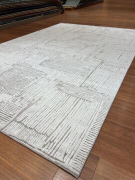 Modern Desenli Viskon Makine Halısı