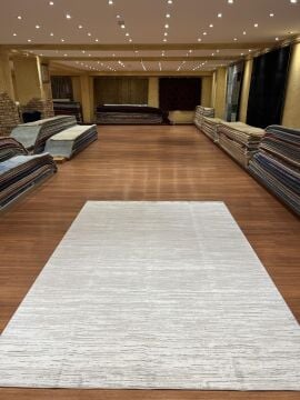 Kendinden Desenli Viskon Makine Halısı