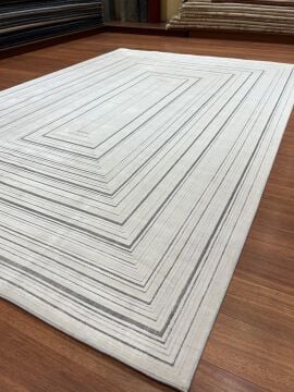 Kendinden Desenli Sade Viskon Halı