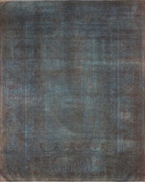 Mavi El Dokuması Halı