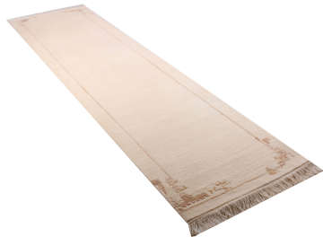 Krem Modern Koridor Halısı