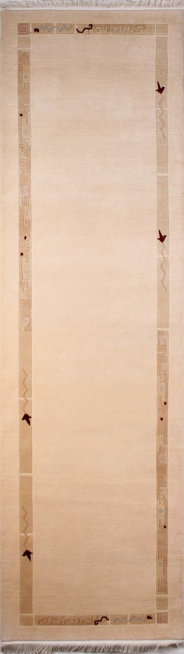 El Dokuma Yün Koridor Halısı