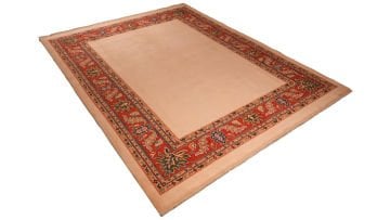 El Dokuması Kenarı Kaftan Desenli Yörük Halısı