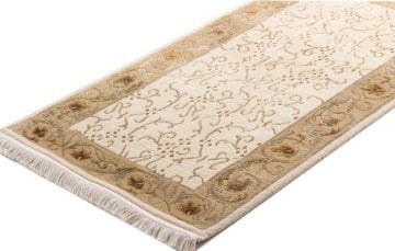 Kahve Bordürlü Klasik El Halısı