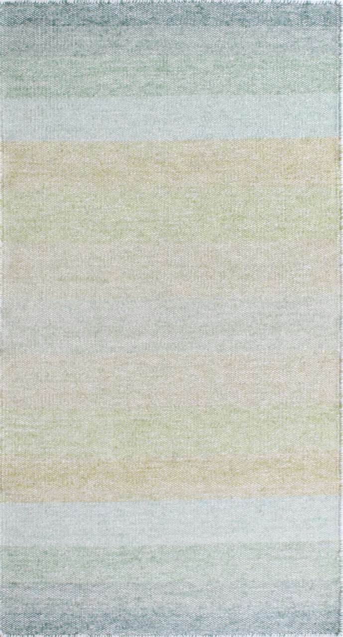 Yeşil Sarı Renk Geçişli Kilim