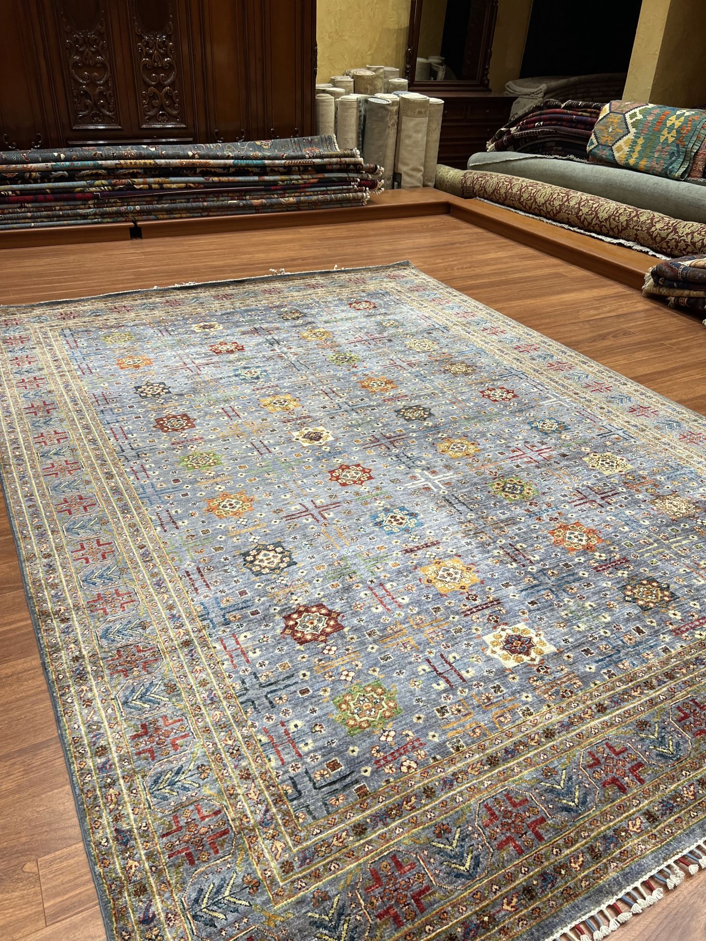 Sultani Carpet with Star Pattern