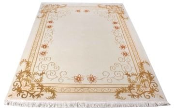 Bej Zeminli Salon Halısı