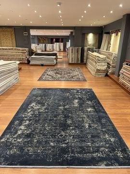 Tasarım Eskitme Bambu Halı