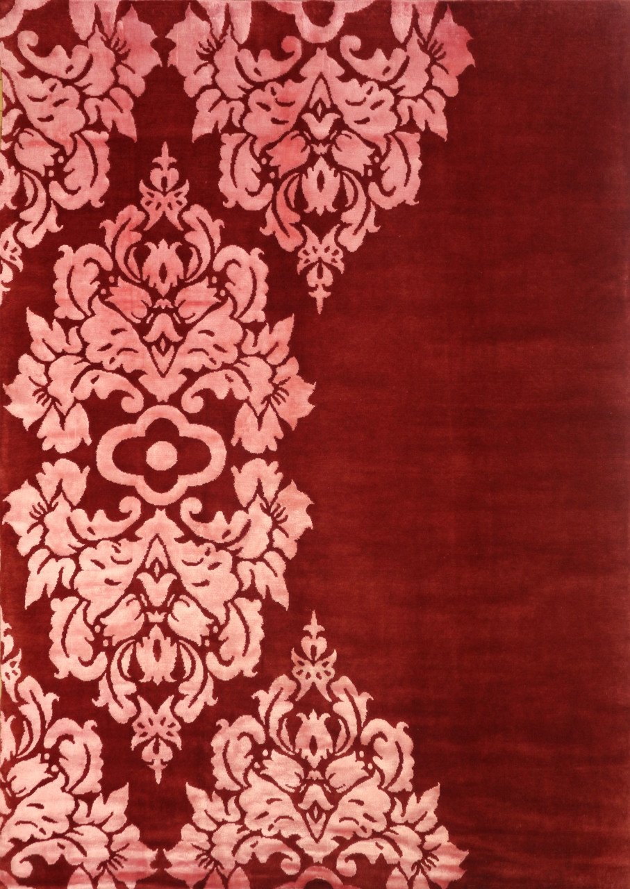 Damask Desen Kırmızı Halı