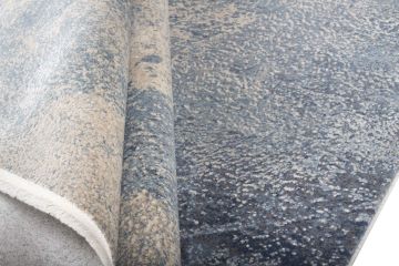 Az Desenli Açık Renkli Bambu Halı