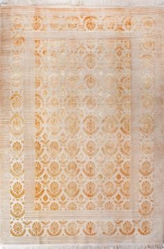 Patterns Pure Silk Hand Woven Carpet
