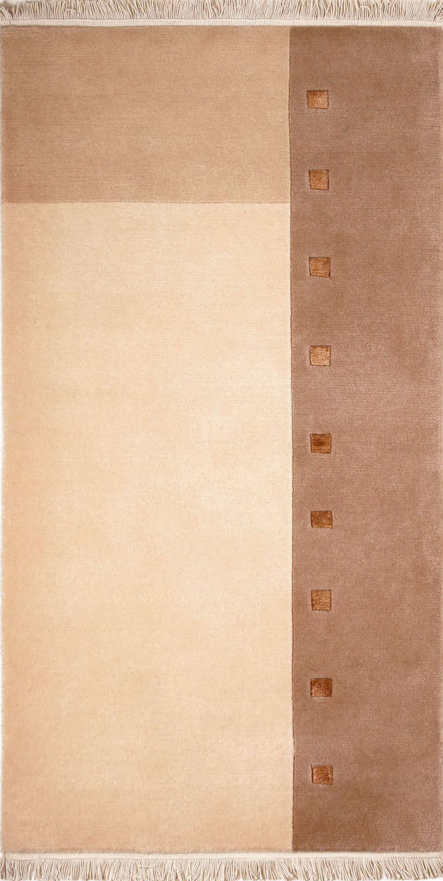 İpekli Modern El Dokuma Halı