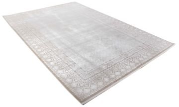 Ekru Renkli Klasik Bambu Halı