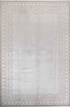 Ekru Renkli Klasik Bambu Halı