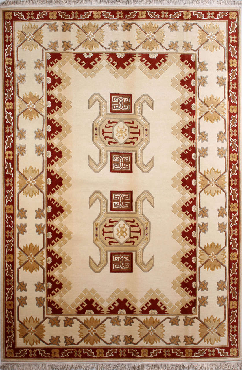 Kazak Desenli El Halısı