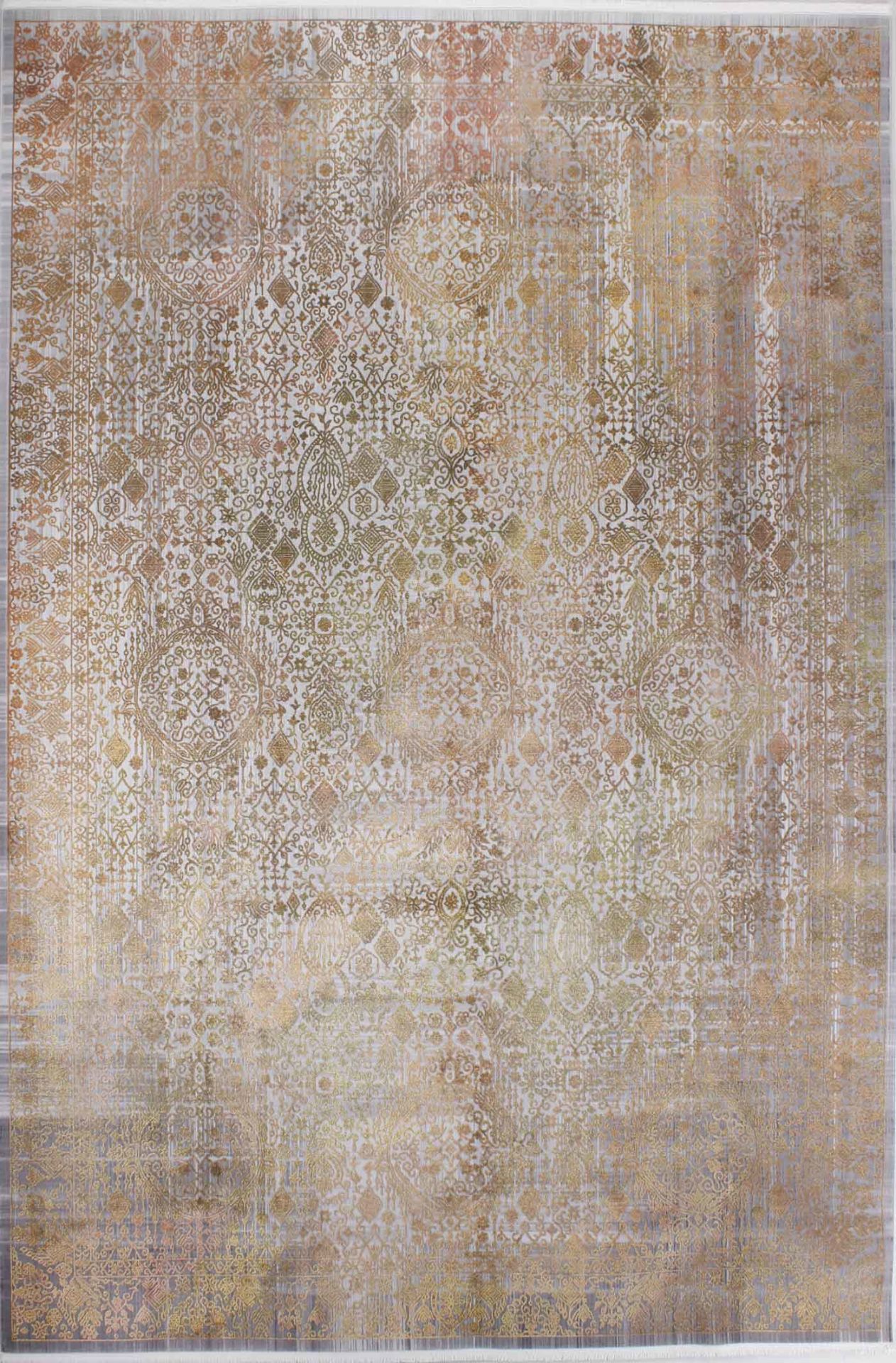 Dökük Desenli Modern Halı