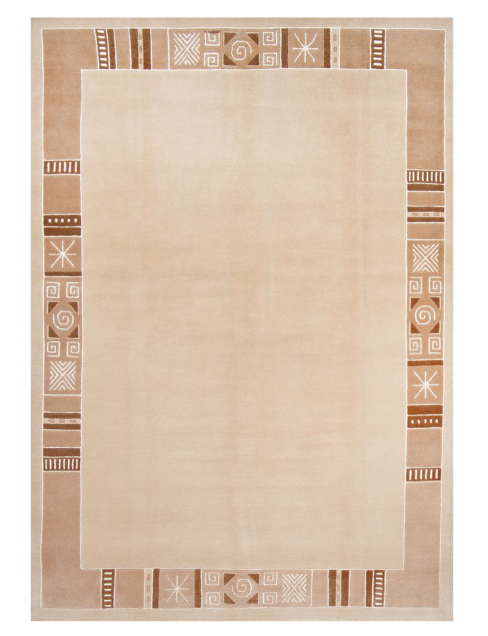 Desenleri İpekli Modern Yün Halı