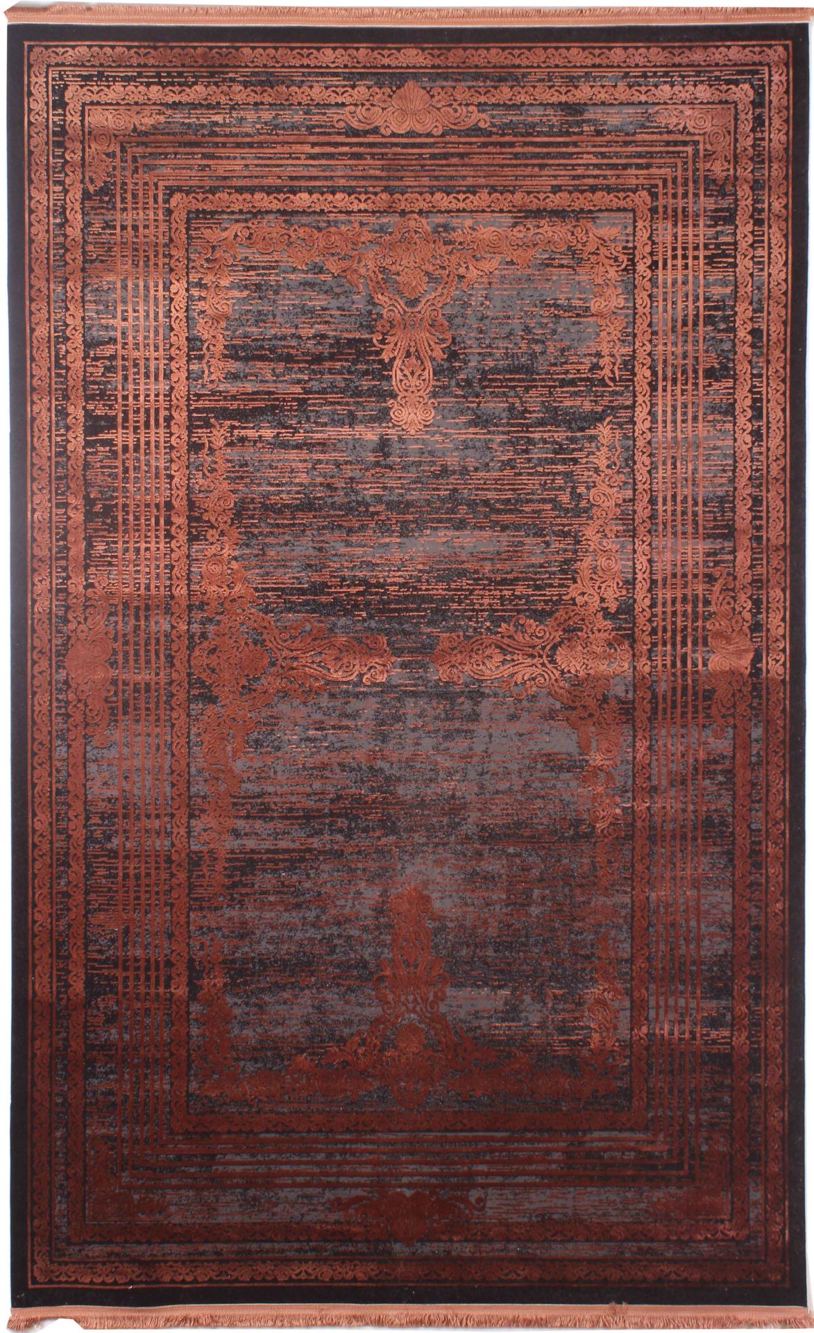 Antrasit Kiremit Bambu Halı 1,60 x 2,30 = 3,68m²