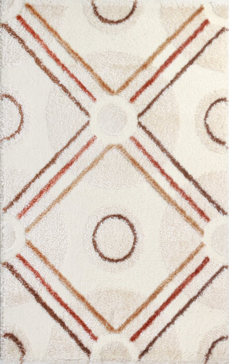 Krem Rengi Akrilik Shaggy Halı