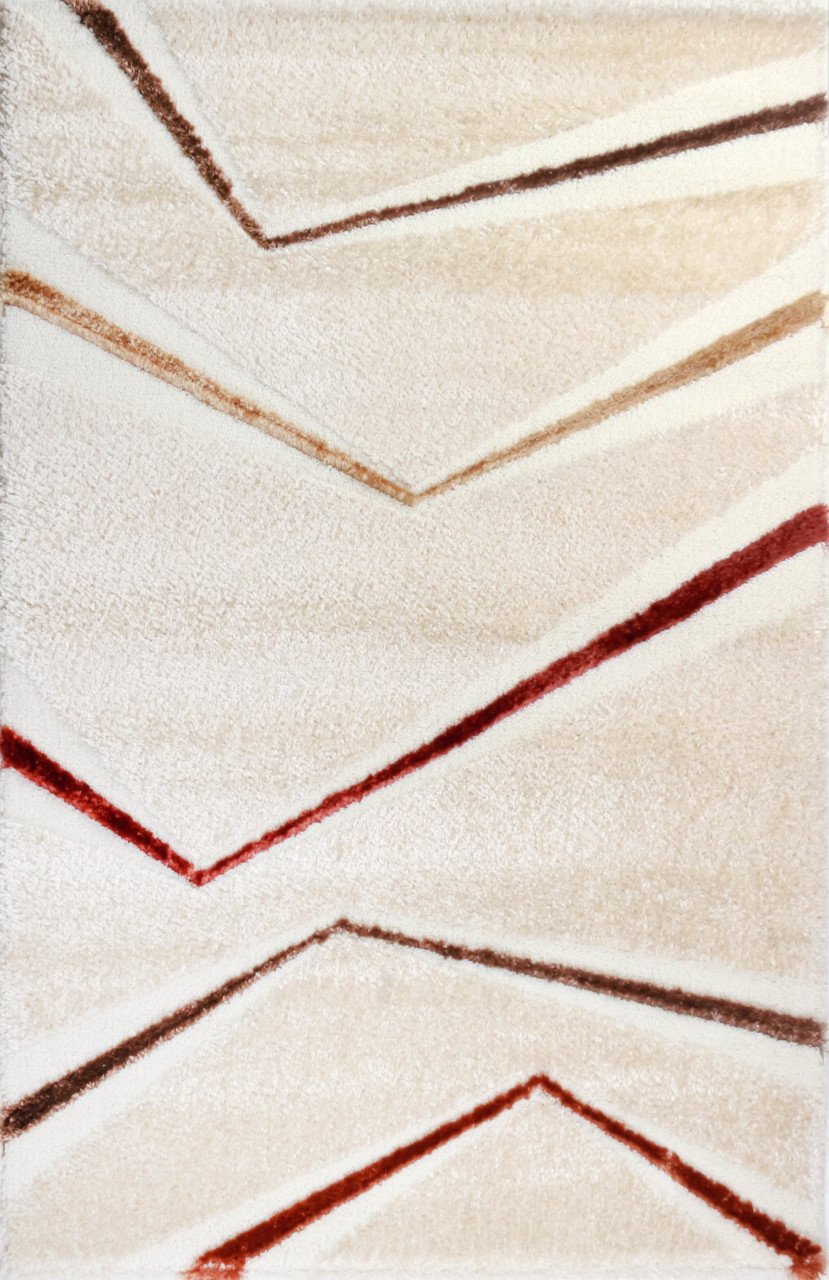 Krem Rengi Akrilik Shaggy Halı