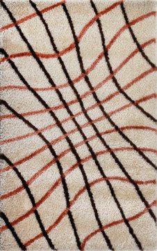 Krem Rengi Akrilik Shaggy Halı