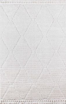 Beyaz Renk Kabartmalı Kilim