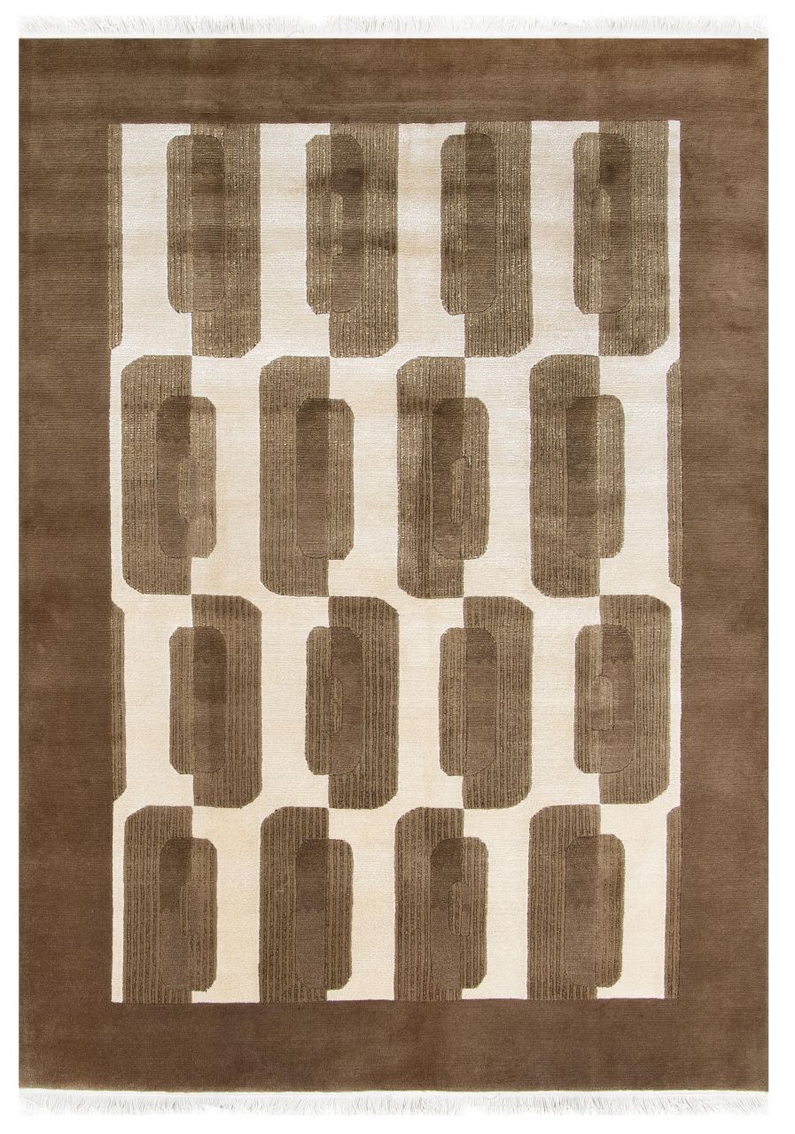 İpekli Modern El Halısı