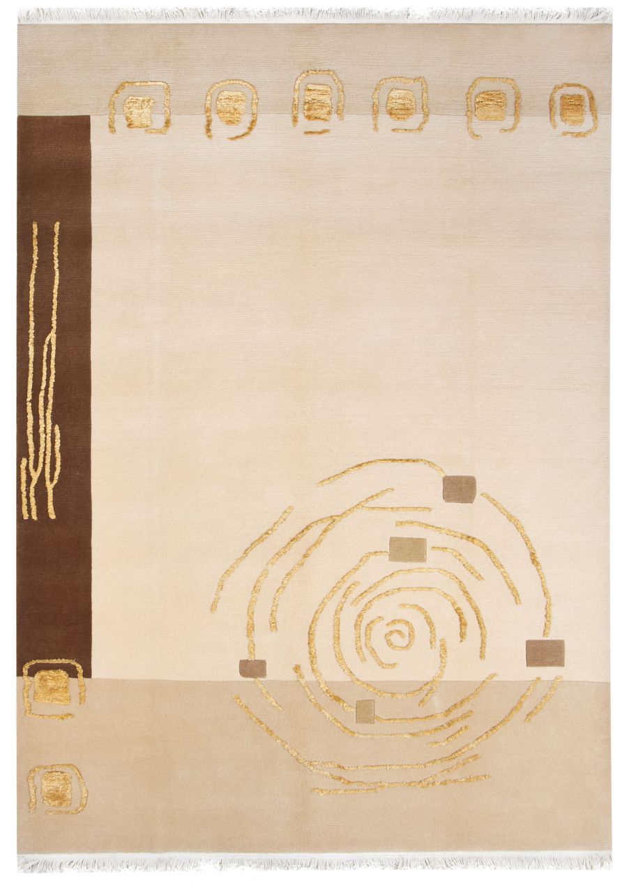 İpekli Modern El Halısı