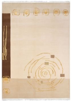 İpekli Modern El Halısı