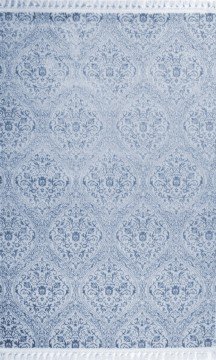 Parlak Mavi Şık Salon Halısı