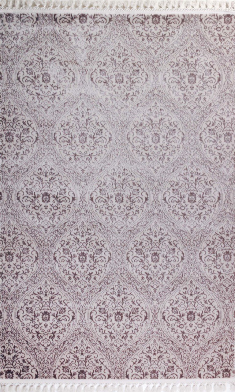 Parlak Mürdüm Şık Viskon  Salon Halısı