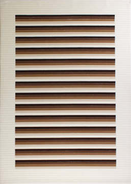 Kahverengi Çizgili Halı