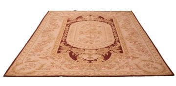 Bordo İpekli El Dokuması Kilim