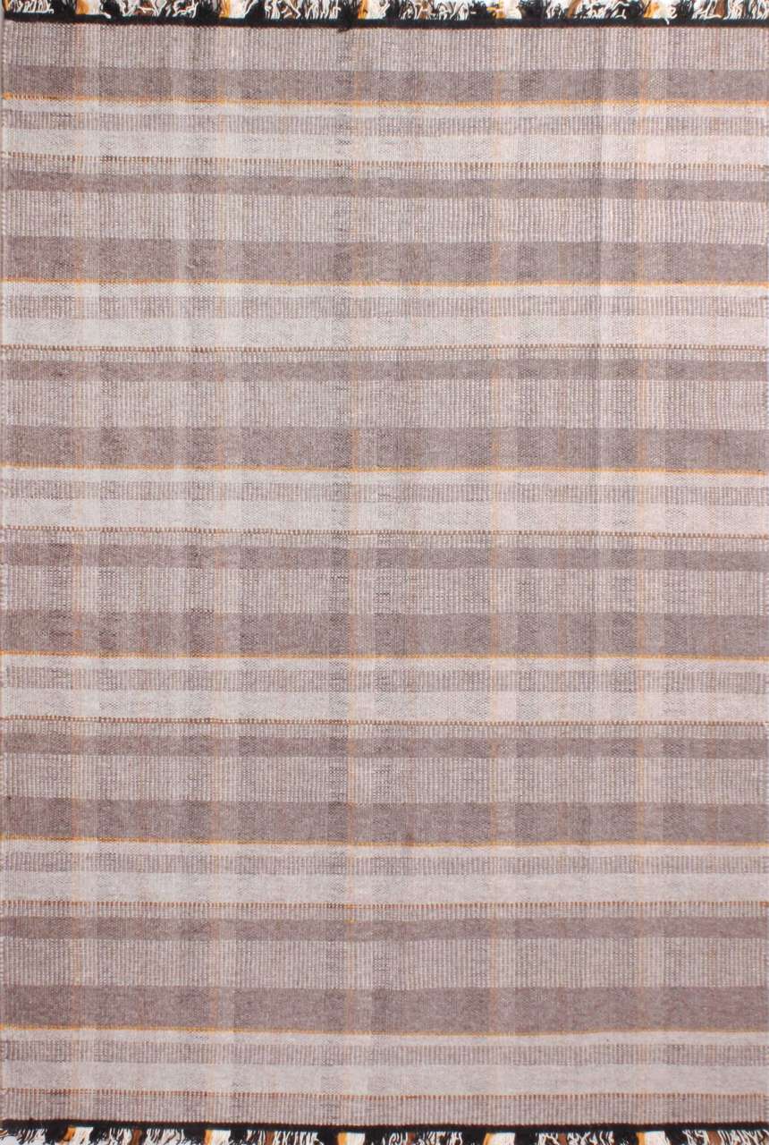 Renkli Saçaklı Retro Kilim