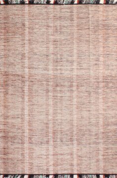 Color Plaid Fringed Rug