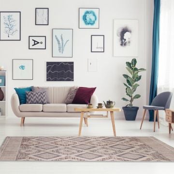 Modern Tarzda Tüylü Kilim